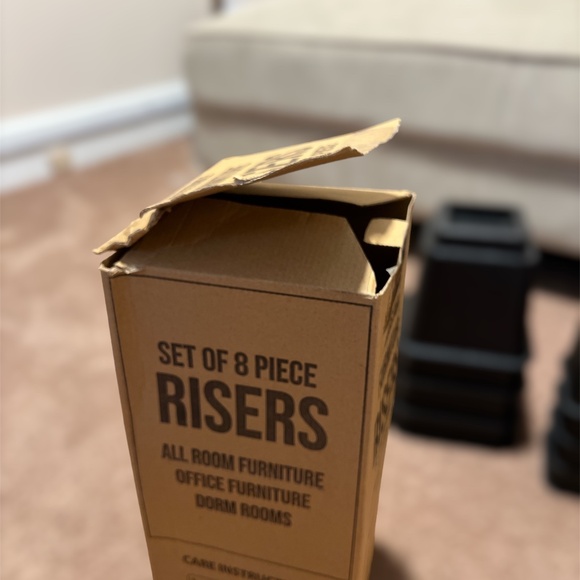 DORMS?? NEW Utopia Bedding Adjustable Bed Risers - Elevation Hts 3", 5" or 8" - Picture 11 of 11